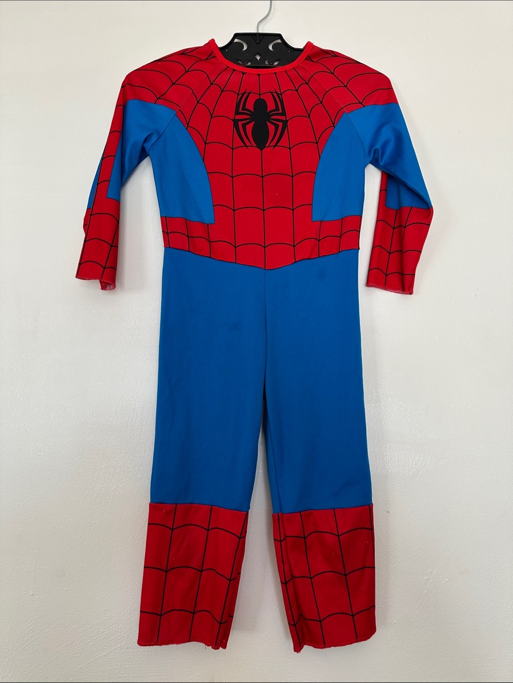 Spider-Inspired Red & Blue Kids Costume - Classic Superhero Suit